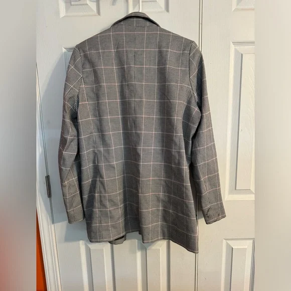 PLAID BLACK BLAZER - Picture 4 of 10